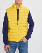 Doudoune sans manches jaune