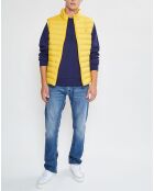 Doudoune sans manches jaune
