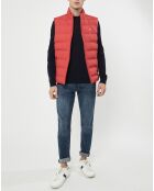 Doudoune sans manches rouge