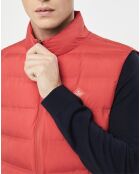 Doudoune sans manches rouge