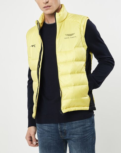 Doudoune sans manches Aston Martin Racing jaune clair