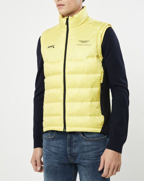Doudoune sans manches Aston Martin Racing jaune clair