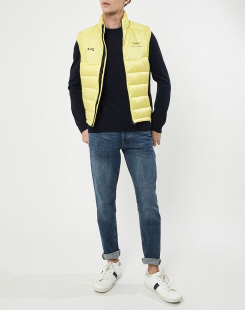Doudoune sans manches Aston Martin Racing jaune clair