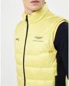 Doudoune sans manches Aston Martin Racing jaune clair