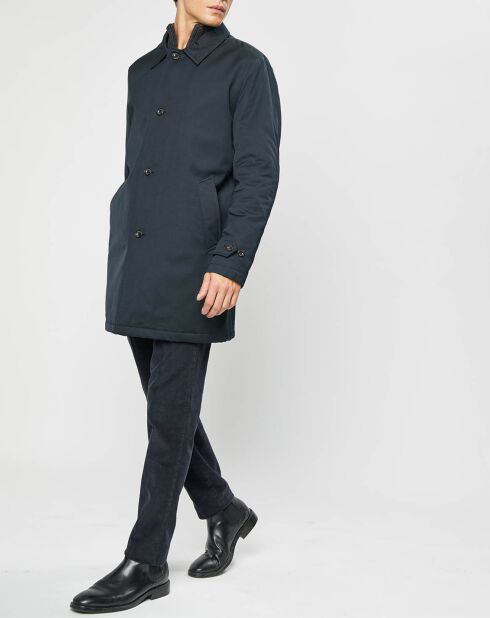 Imperméable bleu marine