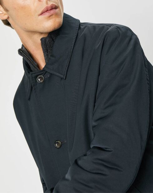 Imperméable bleu marine