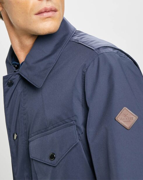 Parka imperméable légère bleu marine