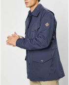 Parka imperméable légère bleu marine
