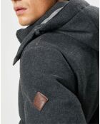 Doudoune en Flanelle Puffer gris foncé