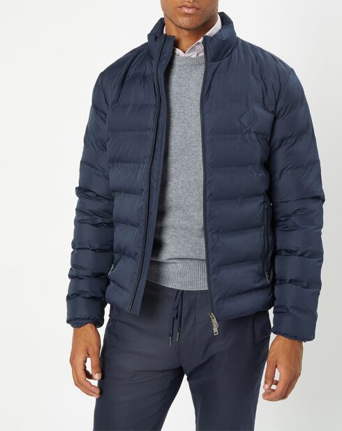 Doudoune Gfg unie bleu foncé