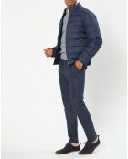 Doudoune Gfg unie bleu foncé
