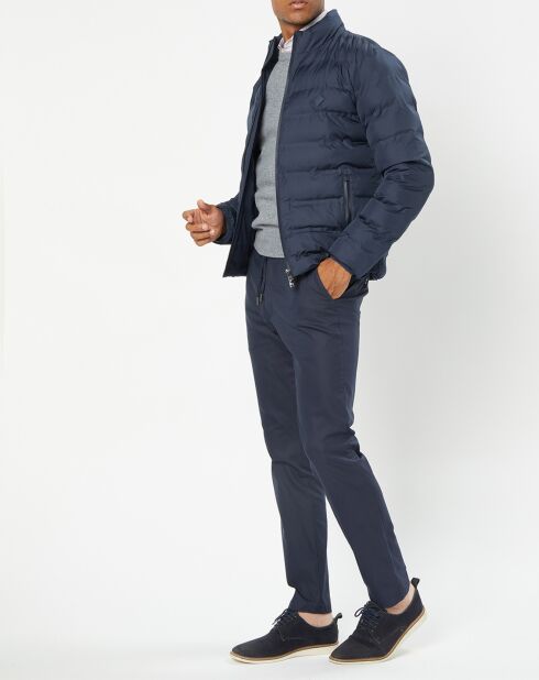 Doudoune Gfg unie bleu foncé