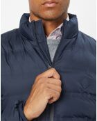 Doudoune Gfg unie bleu foncé