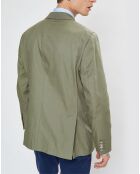 Veste en Coton Canvas kaki