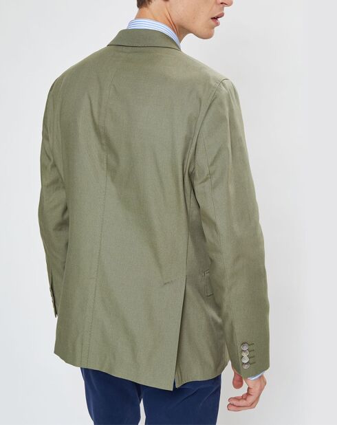 Veste en Coton Canvas kaki