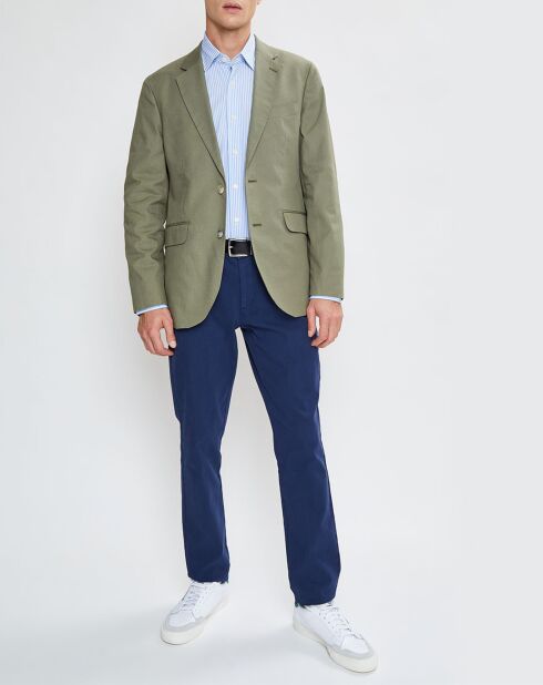 Veste en Coton Canvas kaki