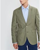 Veste en Coton Canvas kaki