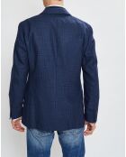Blazer en Laine doublure amovible bleu foncé