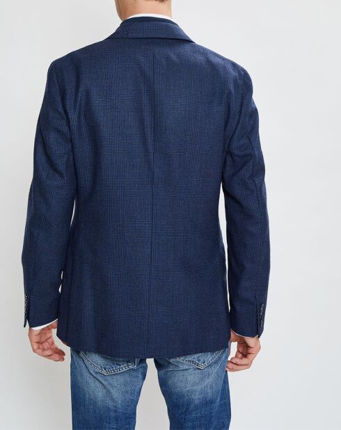 Blazer en Laine doublure amovible bleu foncé