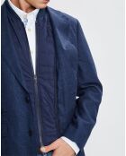 Blazer en Laine doublure amovible bleu foncé