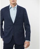 Veste Fenêtre à carreaux bleue