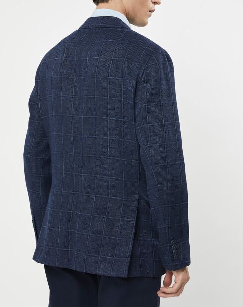 Veste Fenêtre à carreaux bleue
