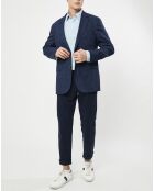 Veste Fenêtre à carreaux bleue