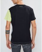 T-Shirt Aston Martin Racing rayé noir