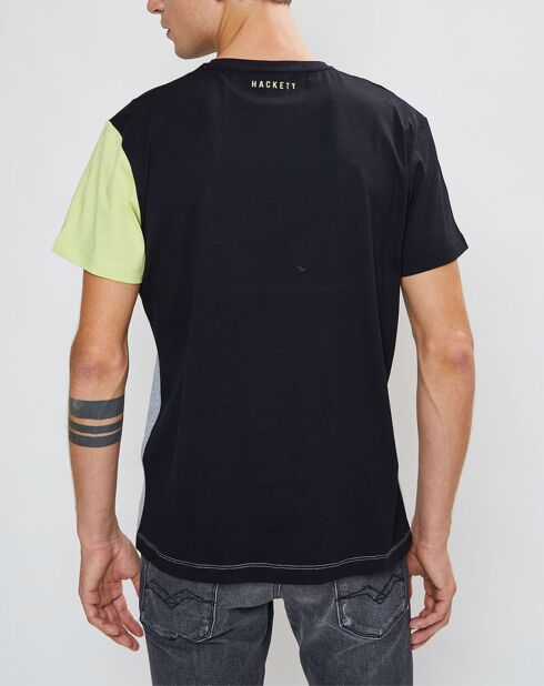 T-Shirt Aston Martin Racing rayé noir