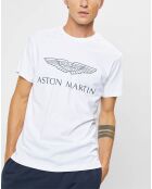 T-Shirt  Aston Martin Racing Logo blanc