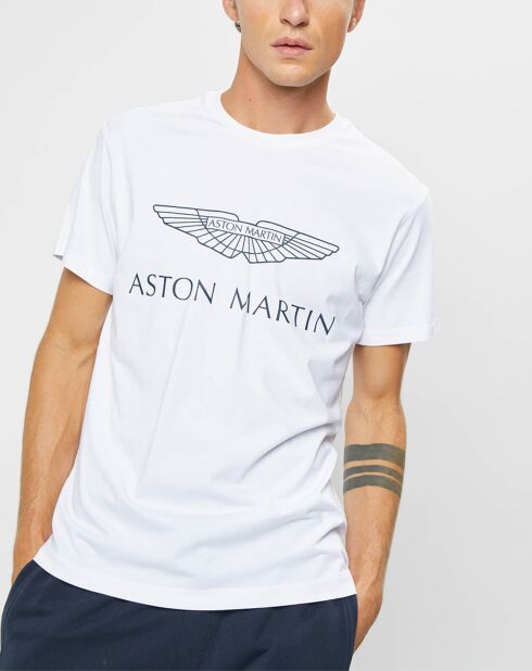 T-Shirt  Aston Martin Racing Logo blanc