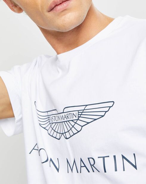 T-Shirt  Aston Martin Racing Logo blanc