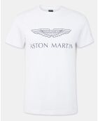T-Shirt  Aston Martin Racing Logo blanc