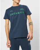 T-Shirt Fluo Aston Martin Racing bleu marine