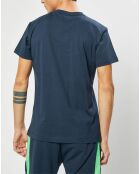 T-Shirt Fluo Aston Martin Racing bleu marine
