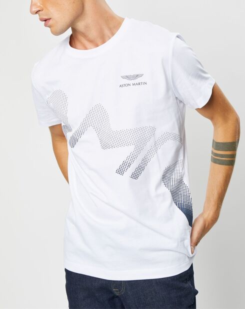 T-Shirt Logo Aston Martin Racing blanc