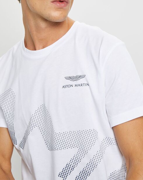 T-Shirt Logo Aston Martin Racing blanc