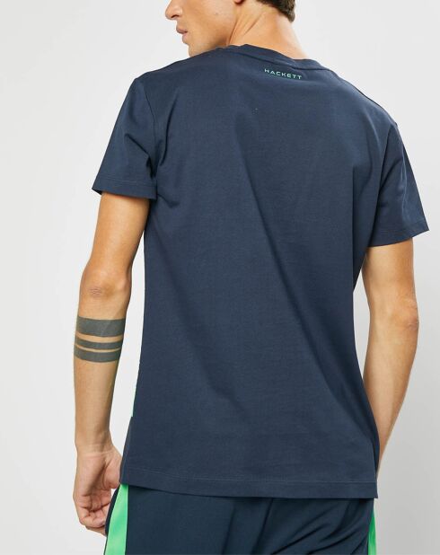T-Shirt Logo Aston Martin Racing bleu marine