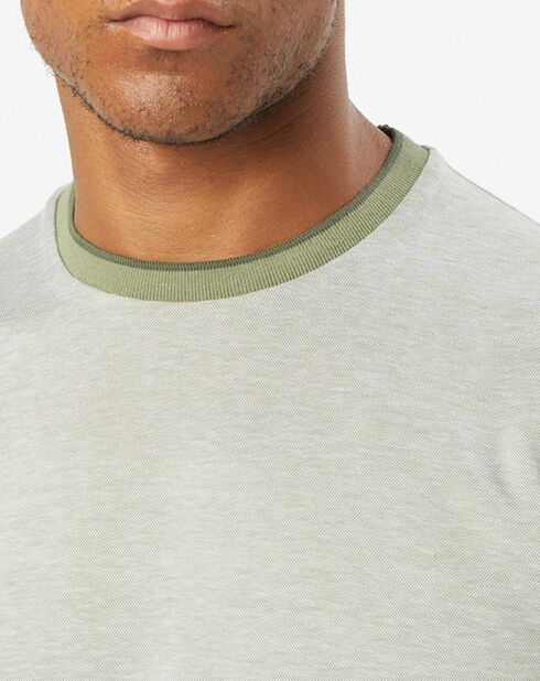 T-Shirt en Maille piquée kaki