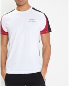 T-Shirt Regular Fit Aston Martin Racing Raglan blanc/noir