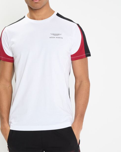 T-Shirt Regular Fit Aston Martin Racing Raglan blanc/noir
