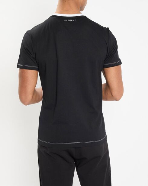T-Shirt Regular Fit Aston Martin Racing Raglan blanc/noir
