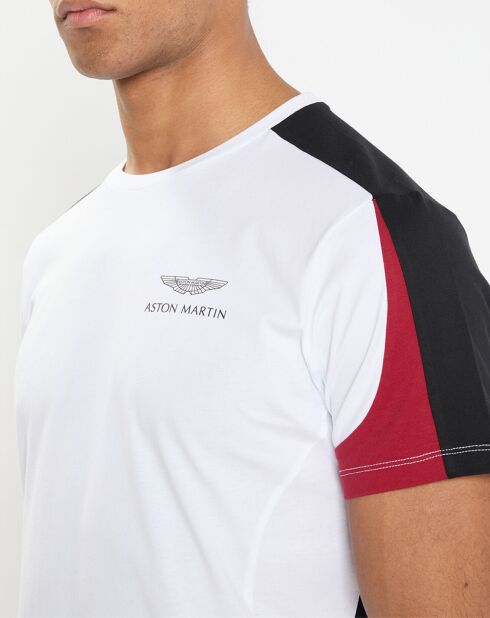 T-Shirt Regular Fit Aston Martin Racing Raglan blanc/noir