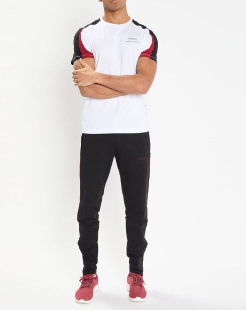 T-Shirt Regular Fit Aston Martin Racing Raglan blanc/noir