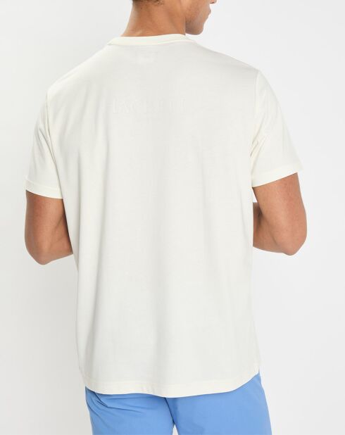 T-Shirt Regular Fit Blason écru