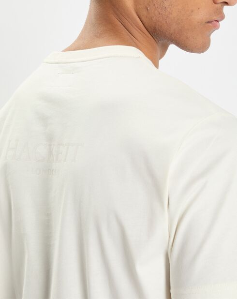T-Shirt Regular Fit Blason écru