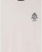 T-Shirt Regular Fit Blason écru