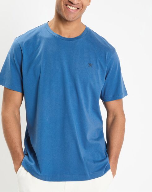 T-Shirt Regular Fit uni Yok bleu moyen