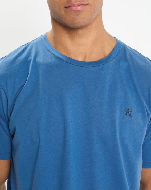 T-Shirt Regular Fit uni Yok bleu moyen