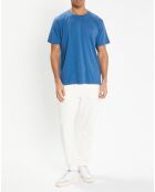 T-Shirt Regular Fit uni Yok bleu moyen